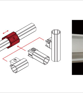 精益管滑動套安裝示意圖 精益管滑動套安裝示意圖