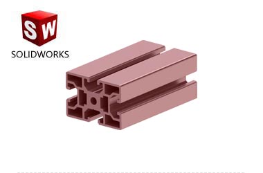 4060鋁型材3d模型 4060鋁型材3d模型