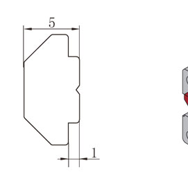 鋁型材方形螺母物理參數(shù)2 鋁型材方形螺母物理參數(shù)2