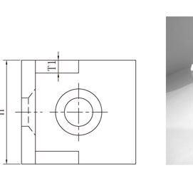 4040規格鋁型材轉向角碼物理參數2