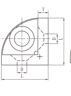 鋁型材三維角連接件物理參數1