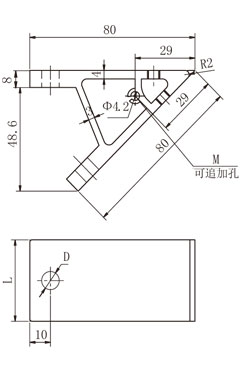45度鋁型材角件物理參數(shù)1 45度鋁型材角件物理參數(shù)1